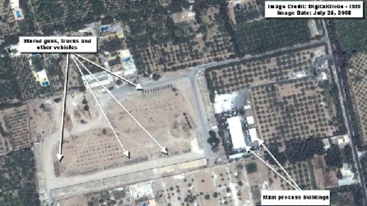 Imagini din satelit arată existenţa unei posibile instalaţii nucleare în Siria