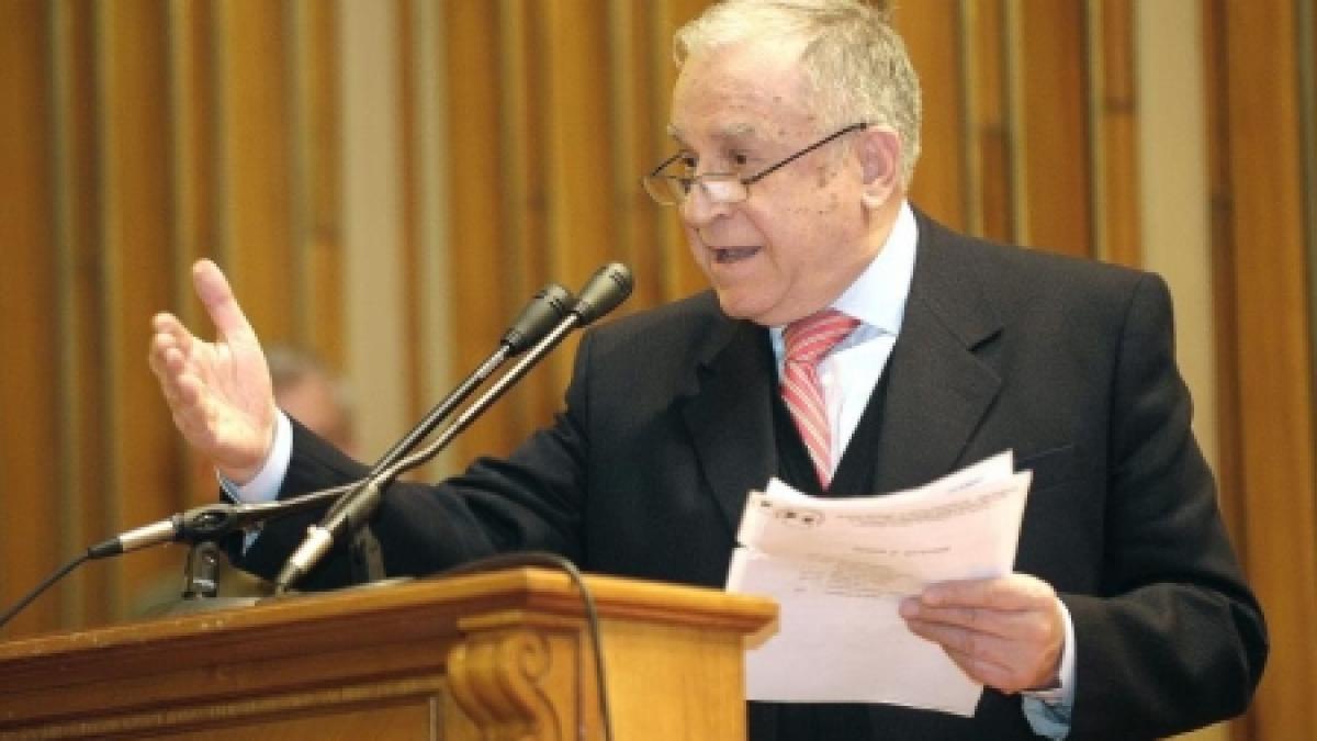 Iliescu: Planul suspendării lui Băsescu până la 25 martie este nerealist