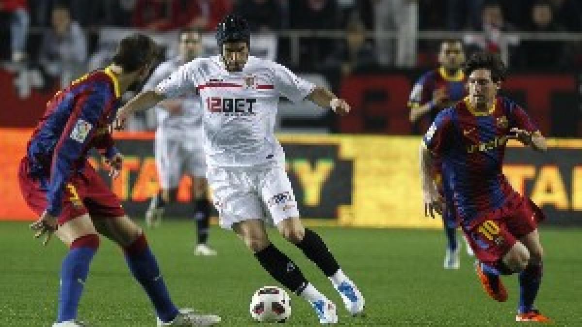 Barcelona, ţinută în şah la Sevilla. Real se apropie la cinci puncte