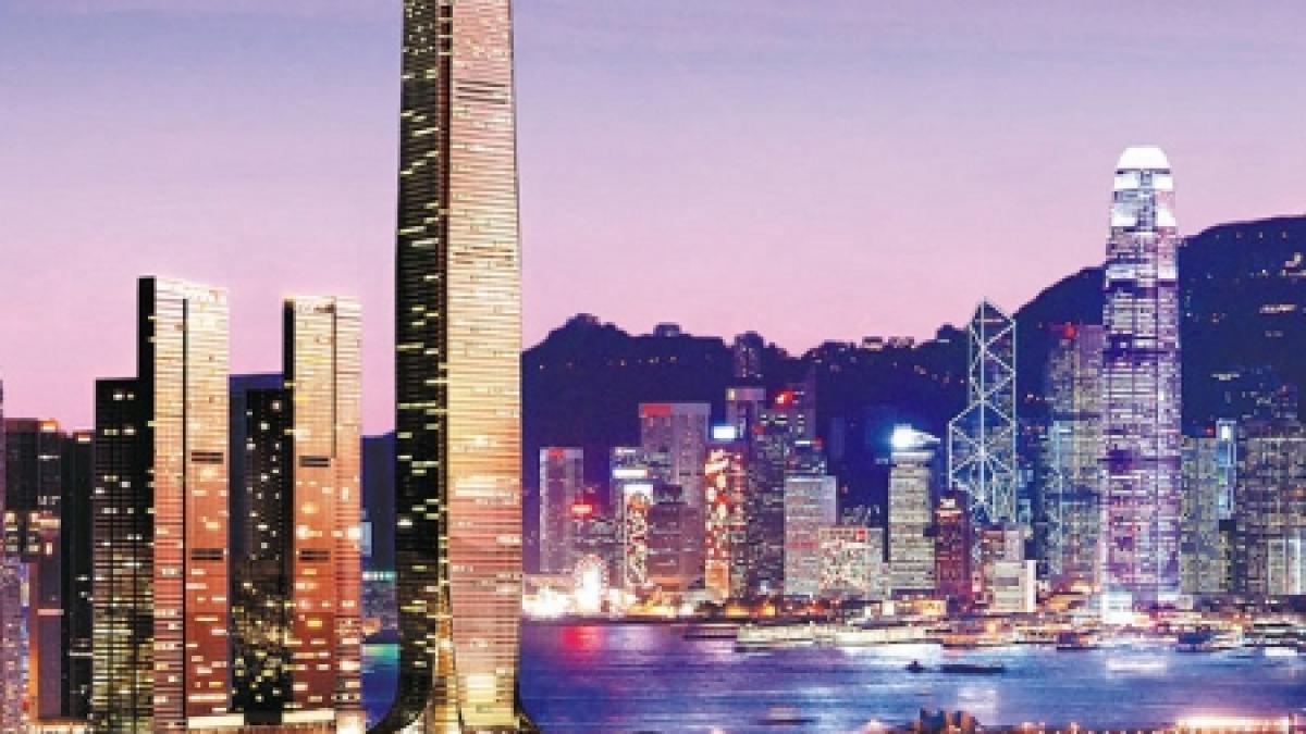 Cel mai înalt hotel din lume, inaugurat la Hong Kong