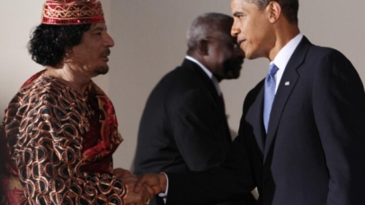 Gaddafi îi scrie preşedintelui american Barack Obama