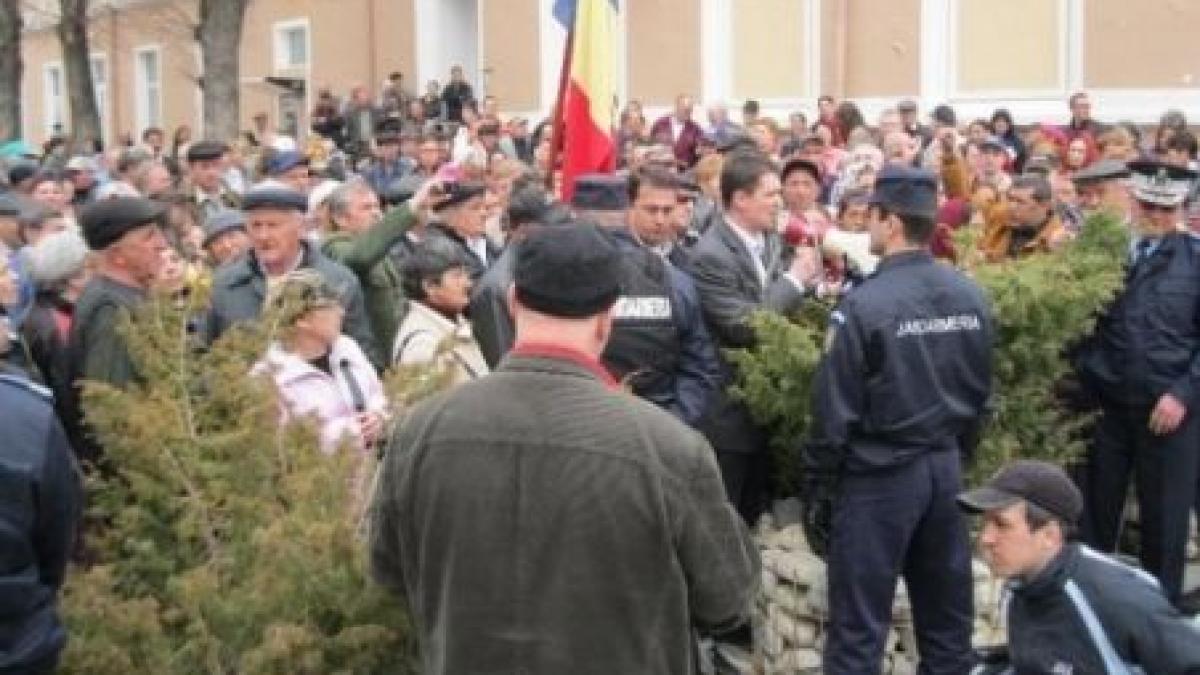 DN1, blocat de protestatarii de la spitalul Codlea