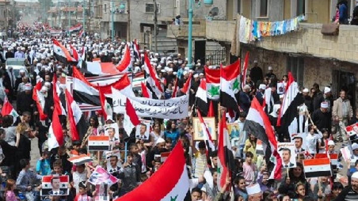 După modelul Cairo, protestatarii din Siria cer demisia preşedintelui al-Assad