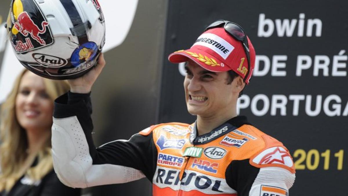 Dani Pedrosa a câştigat Marele Premiu al Portugaliei de la Estoril