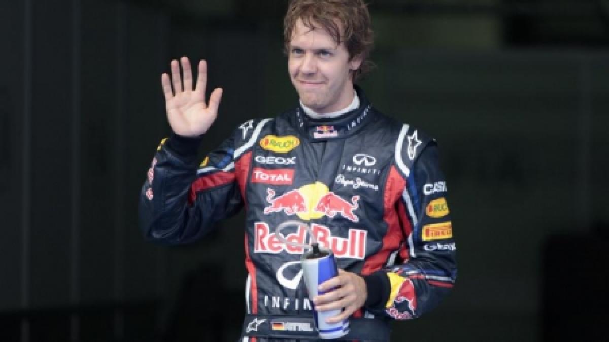 Sebastian Vettel, de neoprit: Al patrulea pole position din 2011