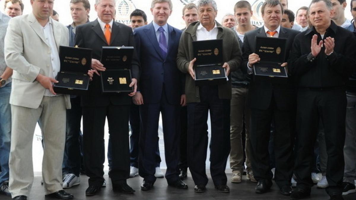 Mircea Lucescu a primit o stea pe noul &quot;Walk of Fame&quot; al lui Şahtior