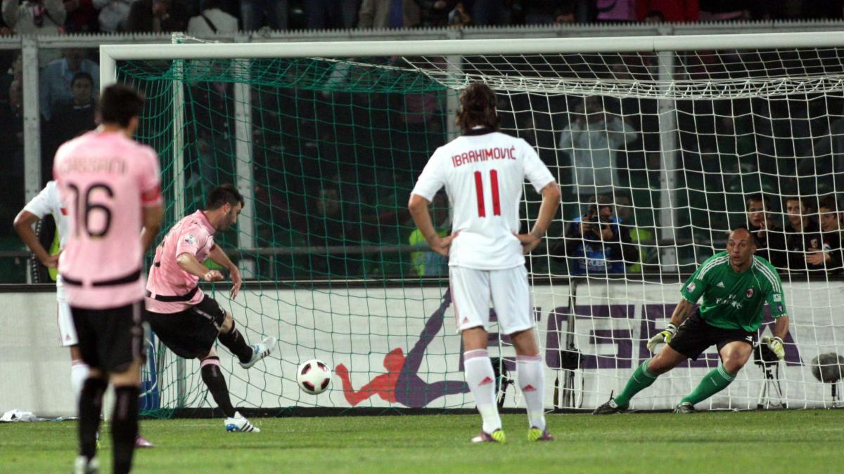 Palermo a învins cu 2-1 pe AC Milan şi s-a calificat în finala Cupei Italiei