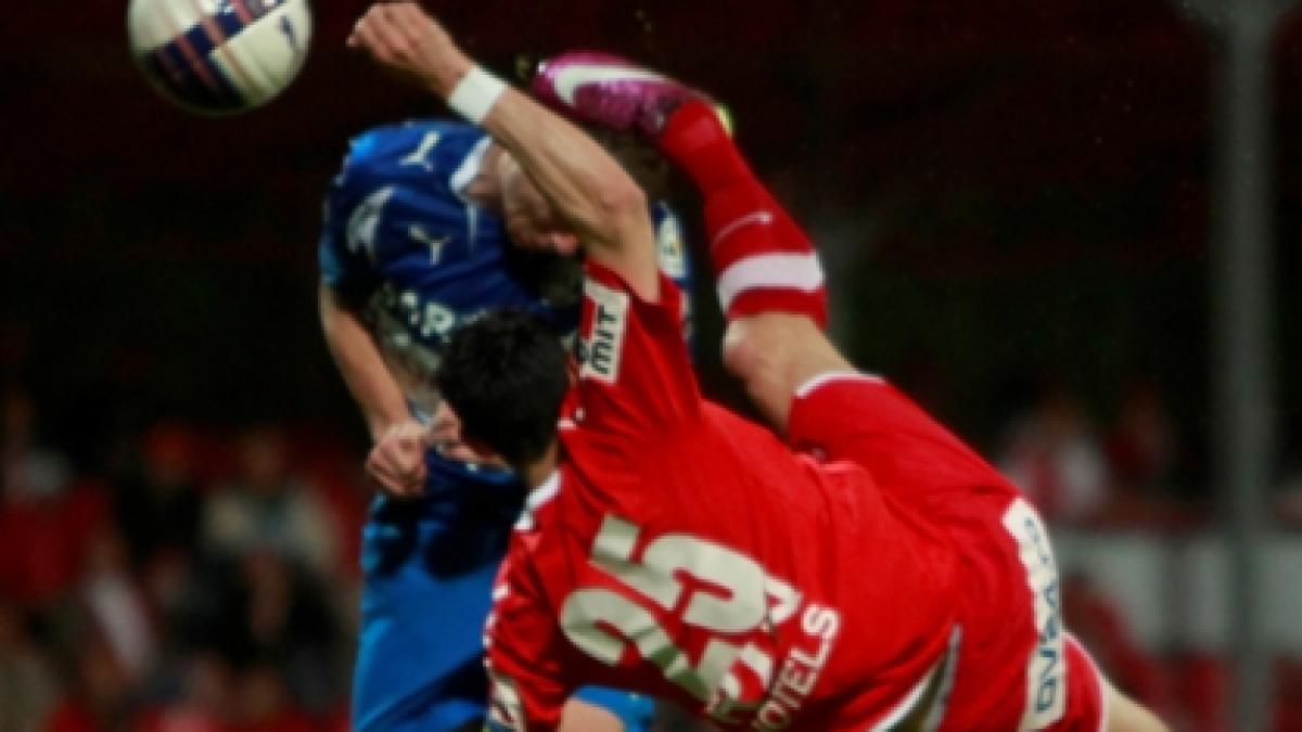 Dinamo a învins cu 5-1 pe Gloria Bistriţa şi s-a calificat fără emoţii în finala Cupei României