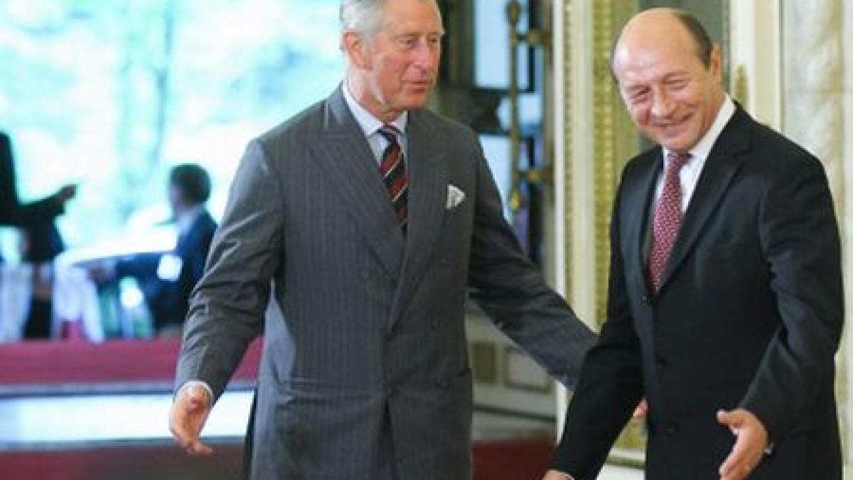 Prinţul Charles s-a întâlnit cu Traian Băsescu şi Emil Boc