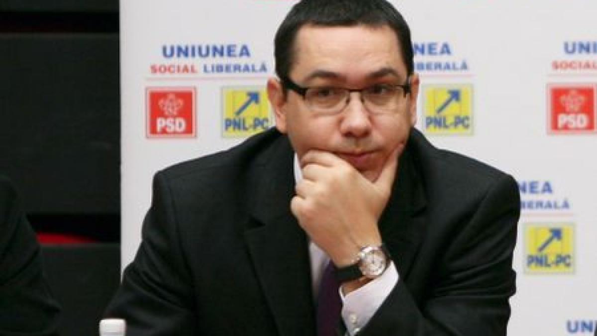 Victor Ponta: Acţiunea DNA, un semnal pentru cei care intenţionează să plece din PDL