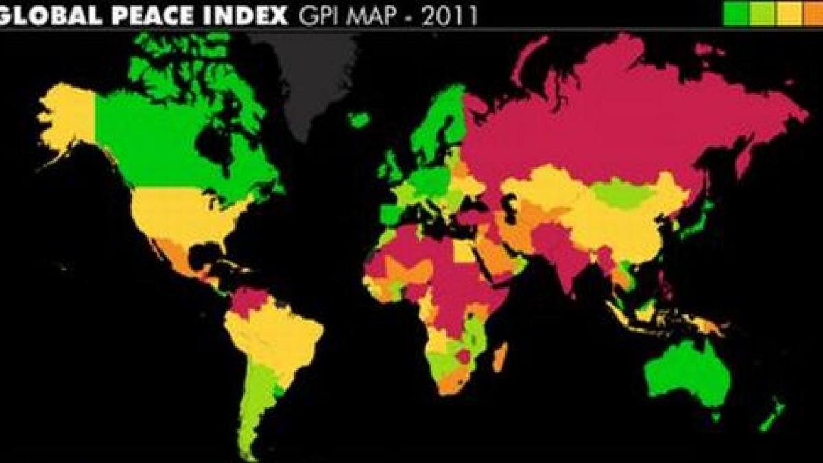 România, locul 40 în topul celor mai paşnice ţări din lume
