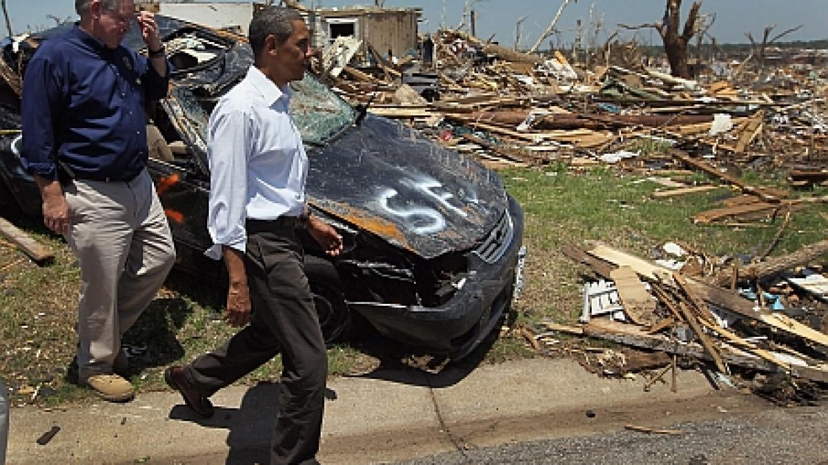 Preşedintele Obama a promis că Guvernul îi va ajuta pe sinistraţii din Joplin