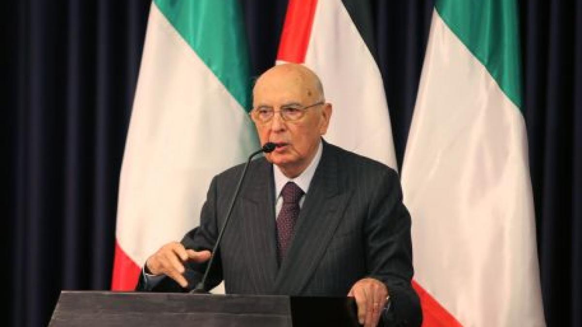 Preşedintele Italiei, Giorgio Napolitano, va veni în România în luna septembrie