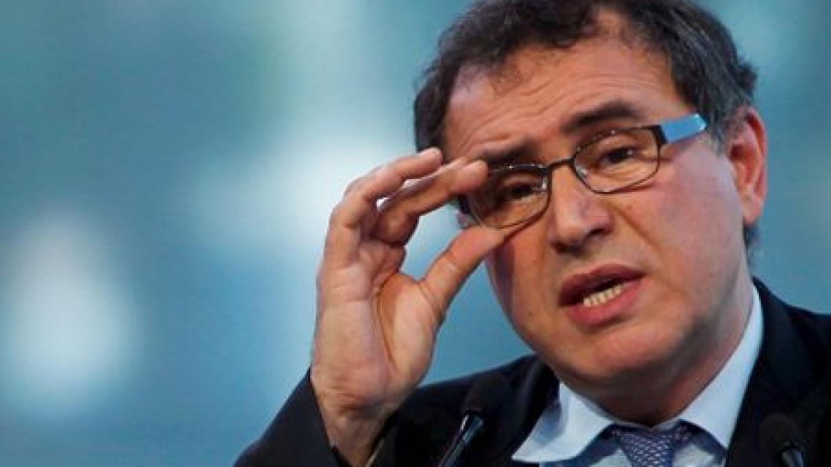 Nouriel Roubini avertizează: Economia mondială, ameninţată de &quot;o furtună perfectă&quot; în 2013