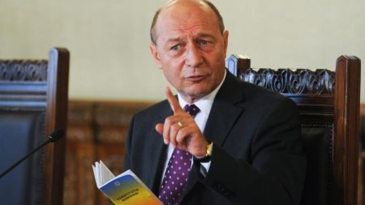 Băsescu: Prin reorganizare, s-ar realiza o economie de peste 100 milioane euro anual