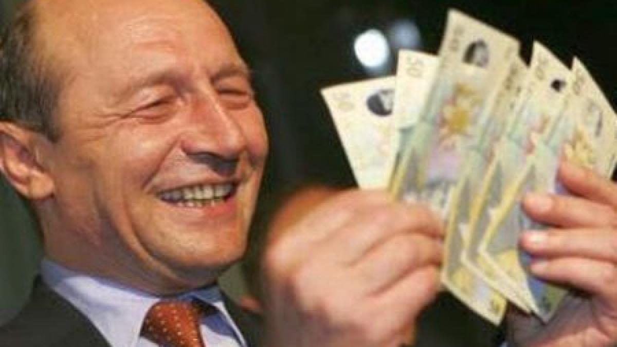 Preşedintele Băsescu are o avere de 800.000 de euro