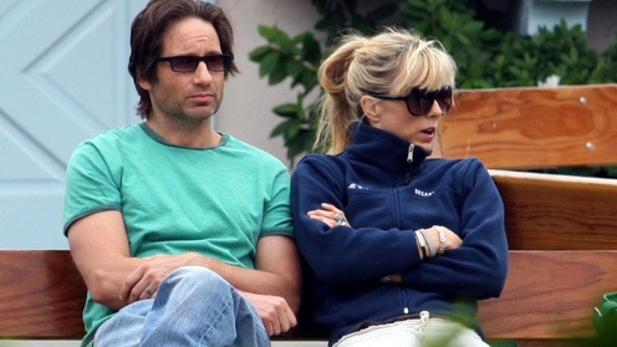 David Duchovny s-a separat din nou de soţia sa, Tea Leoni