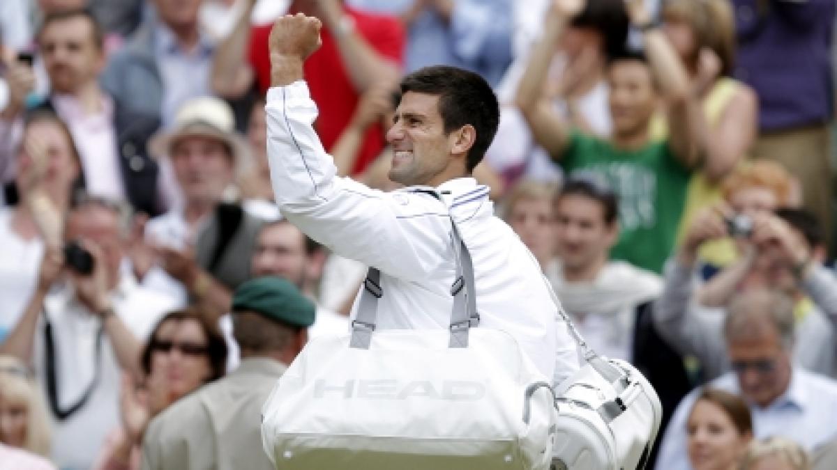 Djokovici s-a calificat în finală la Wimbledon şi va deveni noul lider ATP