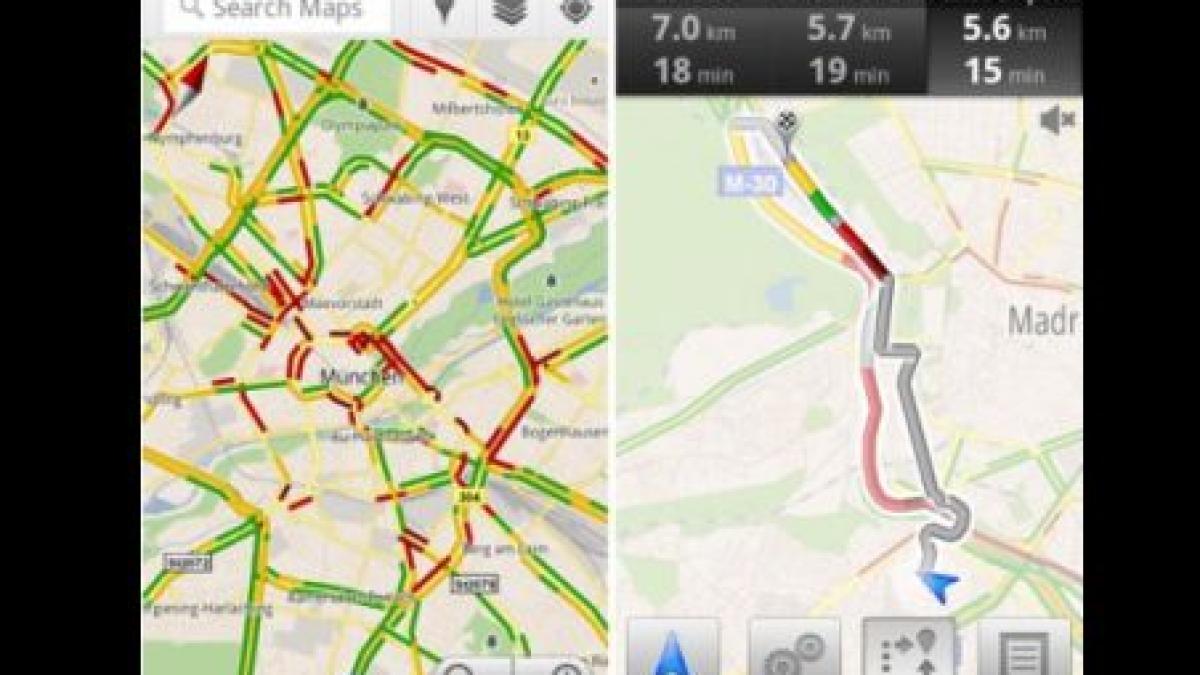 Nou serviciu Google: Informaţii în timp real din traficul european