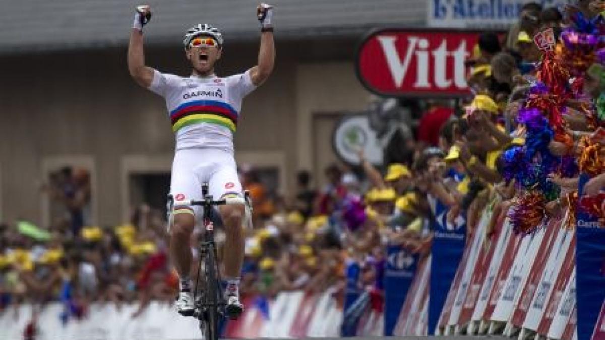 Thor Hushovd, primul campion mondial care câştigă o etapă în Turul Franţei din 2002