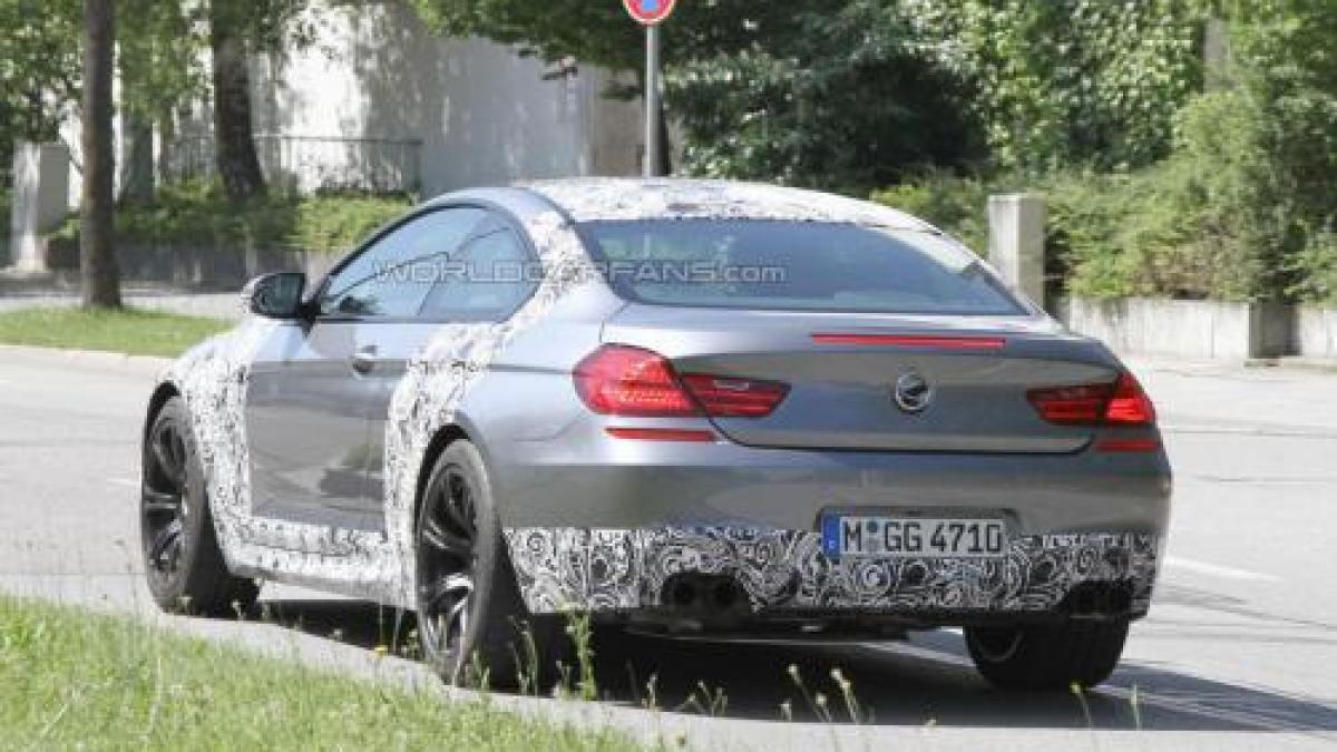 BMW M6 2012, surprins în imagini spion