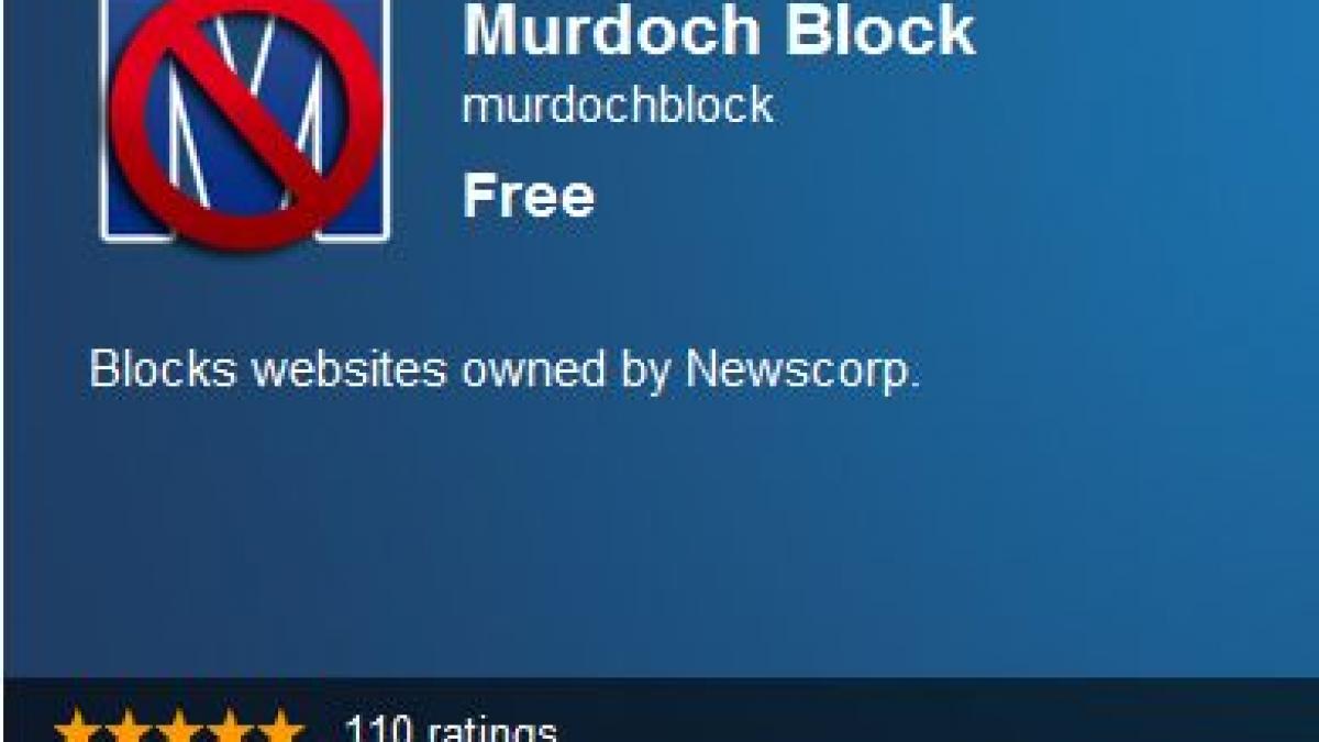 Aplicaţii ale Firefox şi Chrome blochează site-urile deţinute de Murdoch