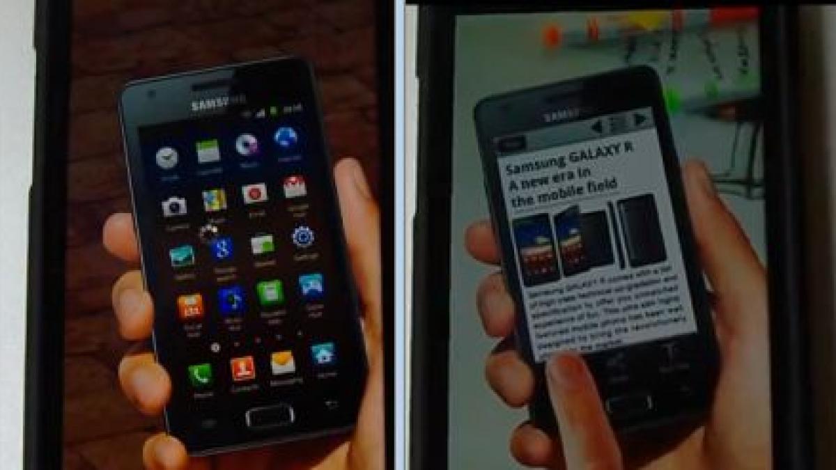 Galaxy R, un viitor smartphone Samsung, apare într-un video pe net