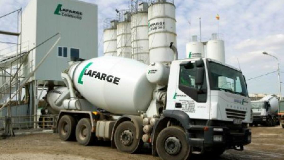 Vânzările Lafarge stagnează pe piaţa cimentului. Cererea pe piaţa din România, cea mai slabă din Europa după Grecia şi Spania