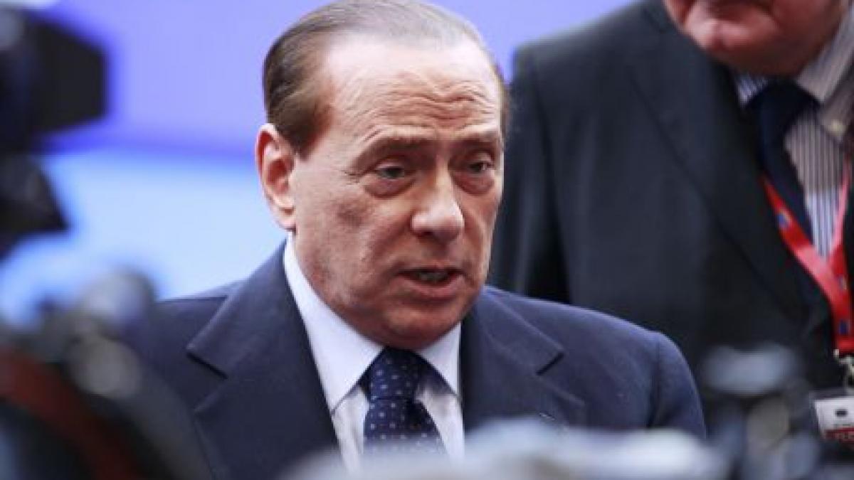 Silvio Berlusconi se teme de un atentat la adresa lui din partea liderului libian Muammar Gaddafi