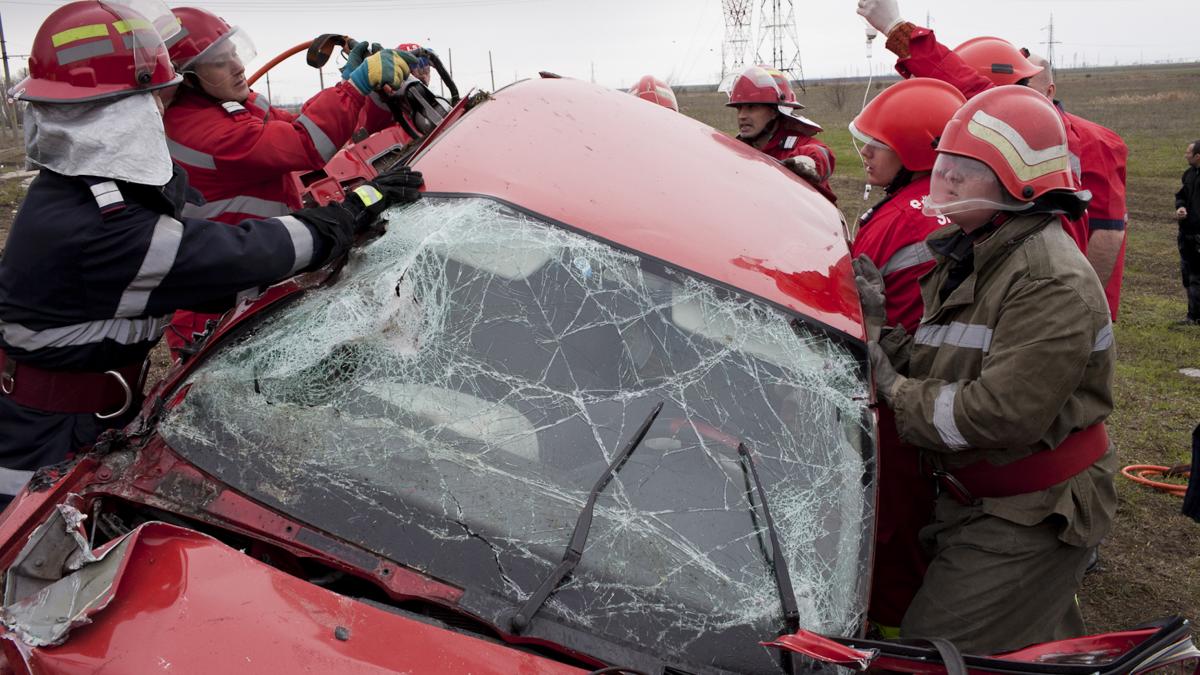 Accident cu doi morţi în judeţul Alba, între Aiud şi Teiuş