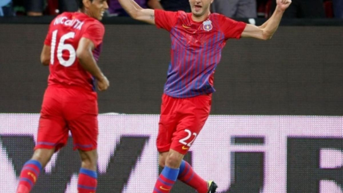 Steaua a câştigat cu 2-0 partida cu ŢSKA Sofia din Europa League