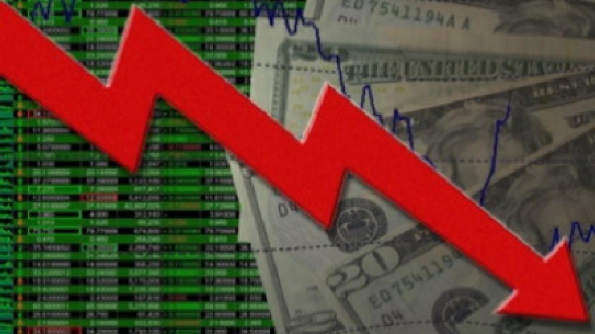 Zi neagră la bursă. Indicele Dow Jones a scăzut cu 4%. Acţiunile din Europa au înregistrat noi scăderi