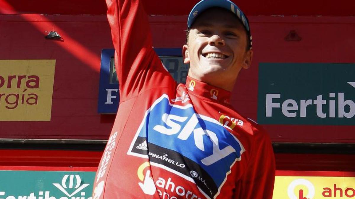 Chris Froome preia tricoul roşu în Vuelta, după contratimpul din etapa a 10-a