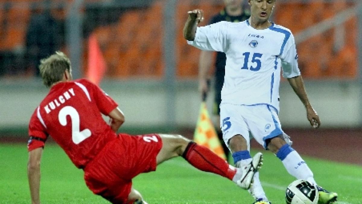 Bosnia a reuşit să învingă Belarus, scor 1-0, după un meci cu 11 cartonaşe galbene şi două eliminări