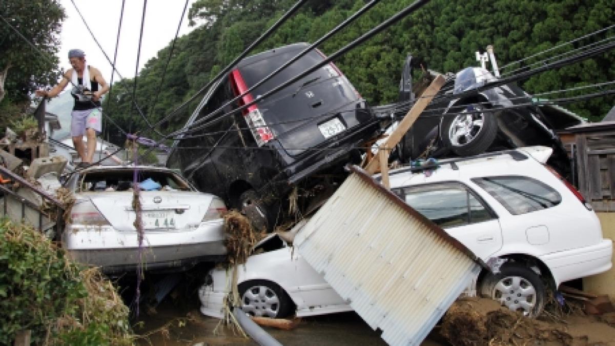 Bilanţul taifunului Talas a depăşi 100 de morţi şi răniţi: Este cea mai gravă catastrofă de acest tip din ultimii peste 30 ani