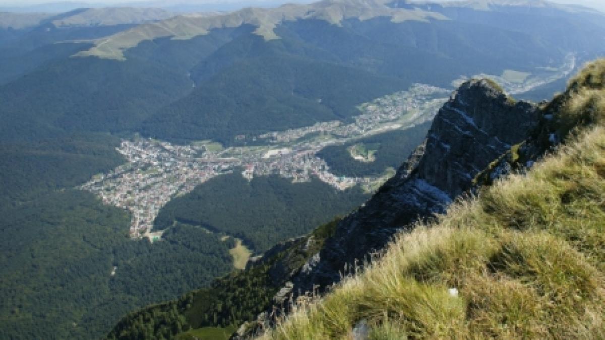 Incendiu de vegetaţie în Parcul Natural Bucegi, lângă Cabana Babelor