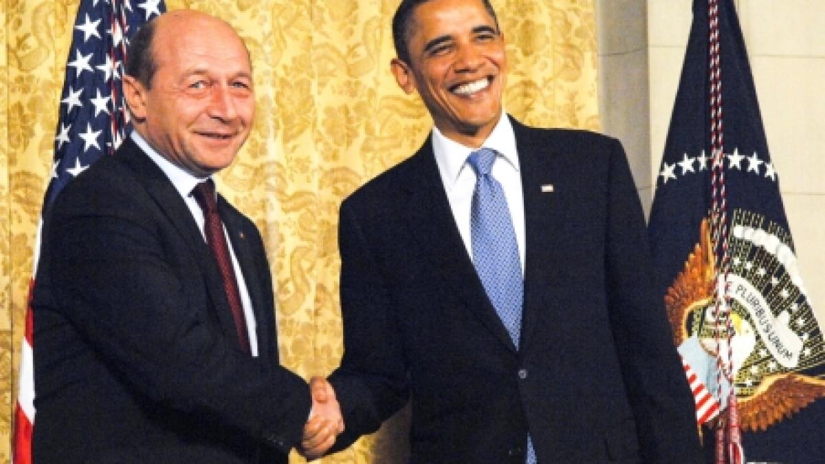 Întâlnirea dintre Traian Băsescu şi Barack Obama s-a încheiat. Vezi primele imagini de la întrevedere