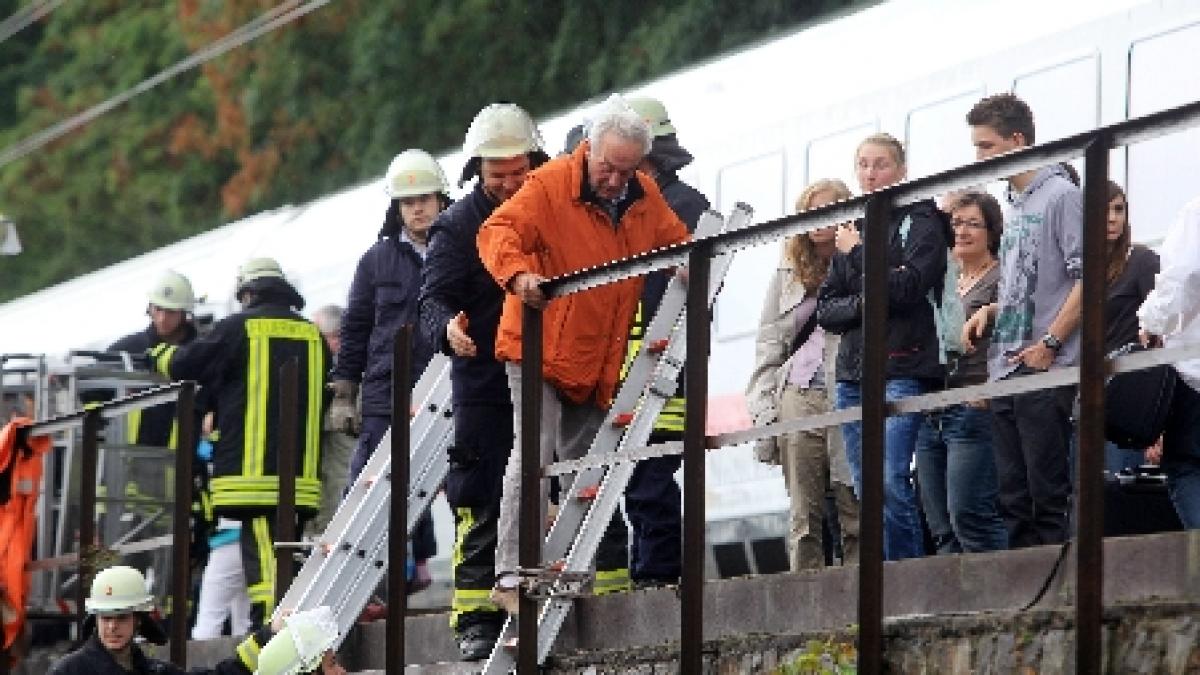 Germania. Nouă persoane au fost grav rănite într-un accident feroviar