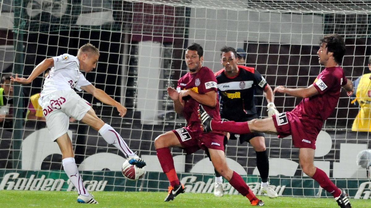 CFR Cluj este lider în Liga I, după 1-1 cu Rapid, în Giuleşti