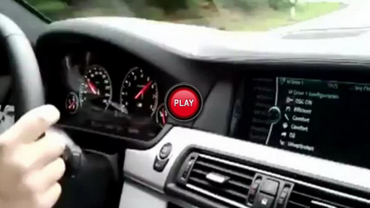 Aventură pe Autobahn. Noul BMW M5 atinge 300 km/h pe o autostradă fără limită de viteză