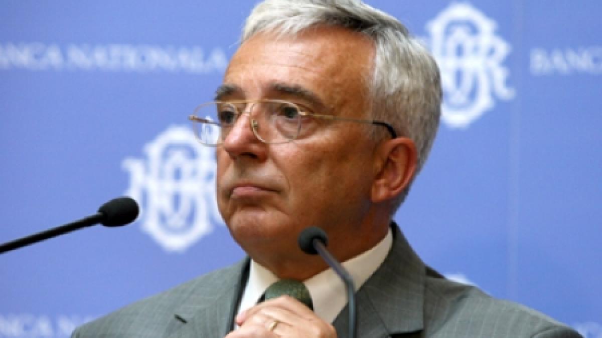 Isărescu: Ne prăbuşim împreună cu Europa. Acum vom simţi cât de puternică e dependenţa