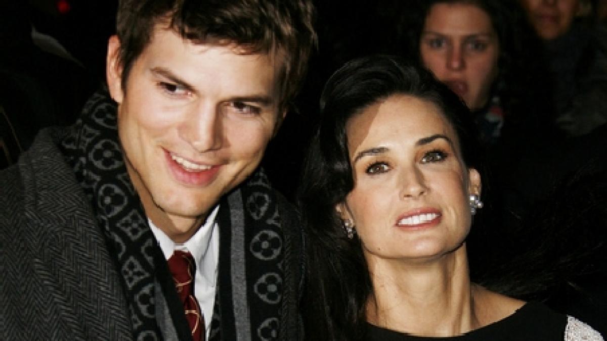 Demi Moore a încetat să-l mai urmărească pe Ashton Kutcher pe Twitter