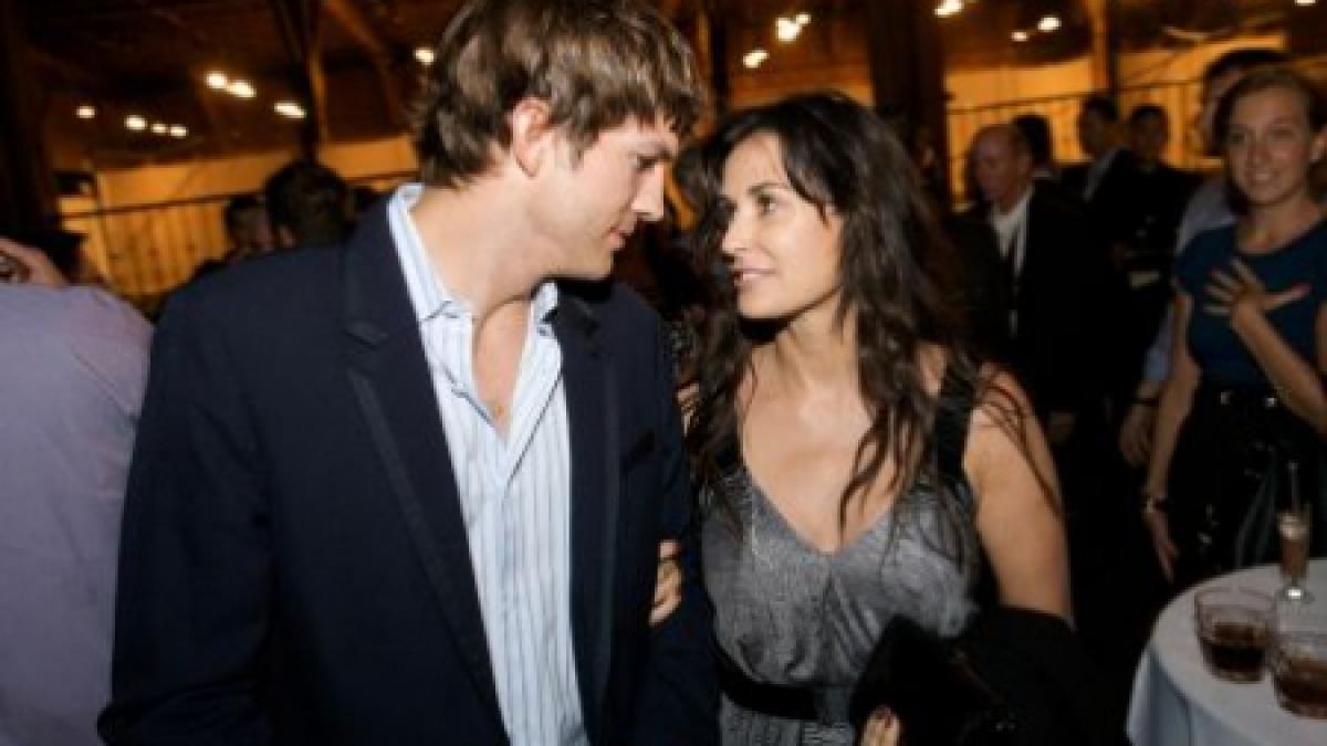 Demi Moore şi Ashton Kutcher sfidează presa de scandal! Au apărut împreună în public, purtând verighetele