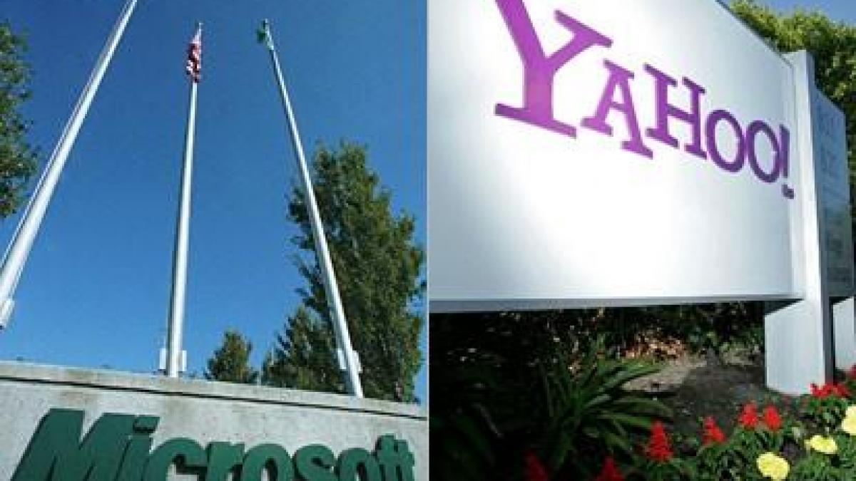 Microsoft evaluează achiziţia Yahoo. Acţiunile companiei cresc cu peste zece procente