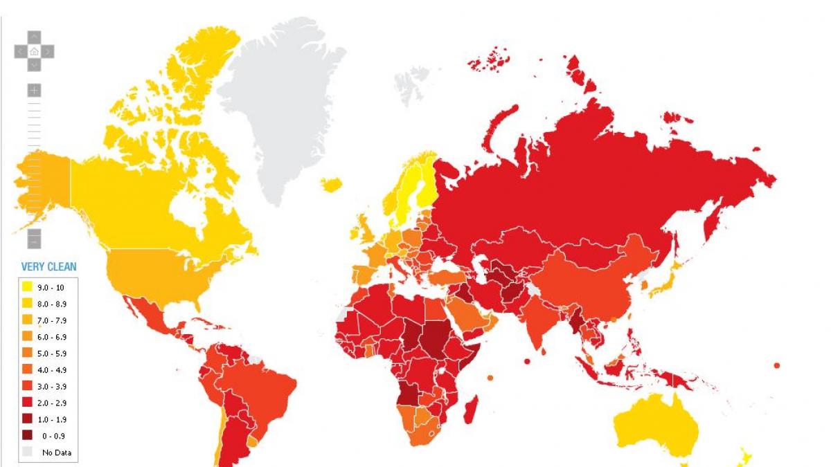 România nu putea lipsi din acest top. Vezi care sunt cele mai corupte ţări din Europa!