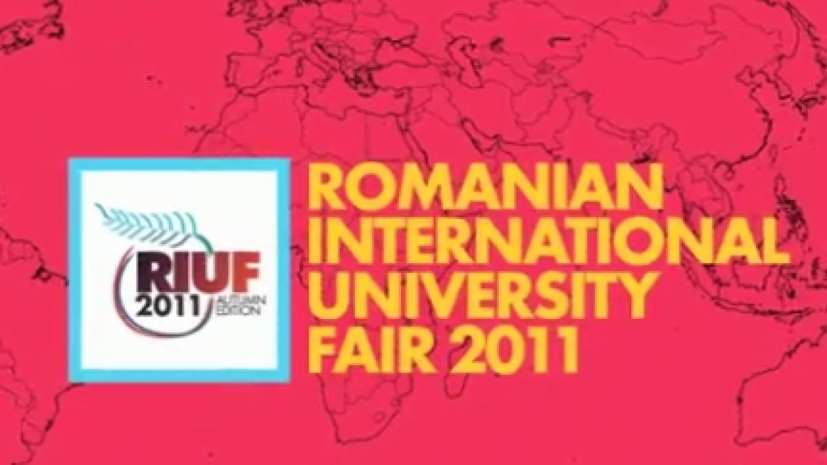 RIUF - mai mult decât un târg de universităţi. Află detalii despre eveniment