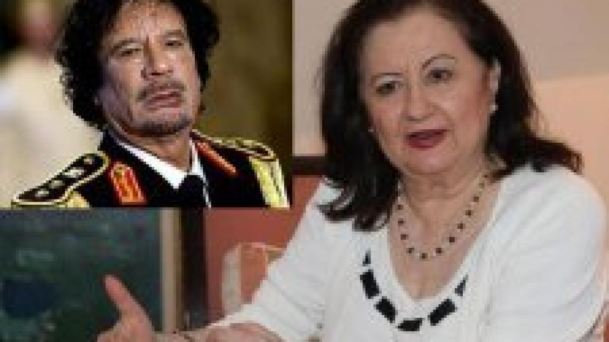 Mioara Roman i-a picat cu tronc lui Muammar Gaddafi. &quot;Îmi făcea semne de îmi era jenă&quot;