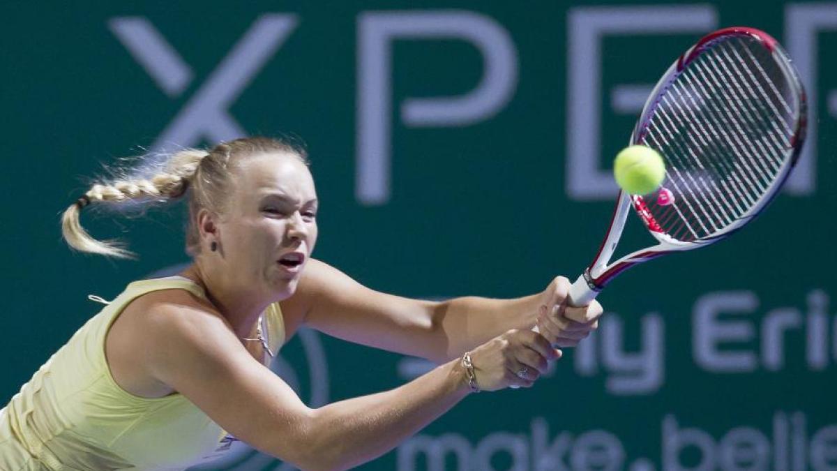 Caroline Wozniacki a fost eliminată de la Turneul Campioanelor