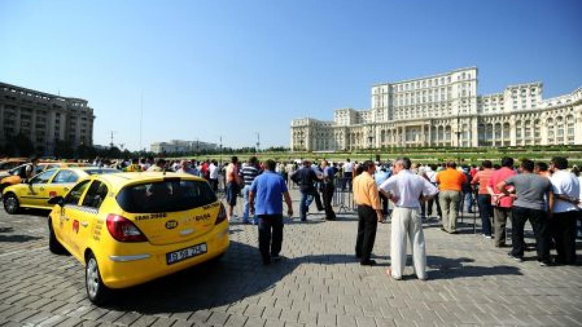 Taximetriştii protestează astăzi în Capitală. Vezi care sunt nemulţumirile lor