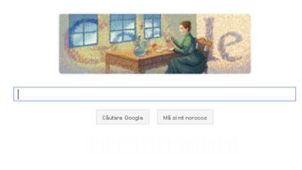 Google îi aduce un omagiu savantei Marie Curie